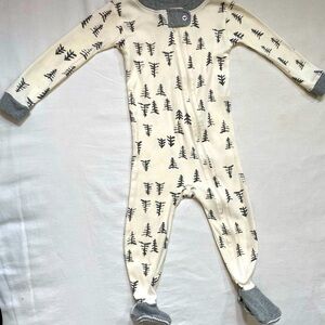 Burt’s Bees Pajamas - 12 months.Soft organic cotton with non slip  bee grip feet
